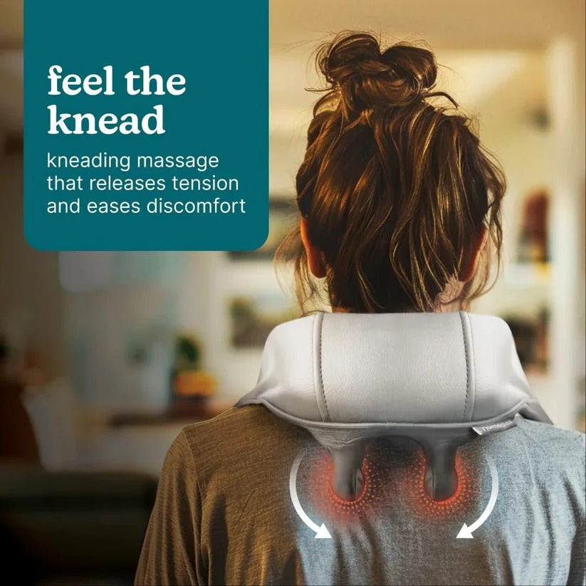 3D Kneading Neck & Back Massager – Deep Tissue Pain Relief