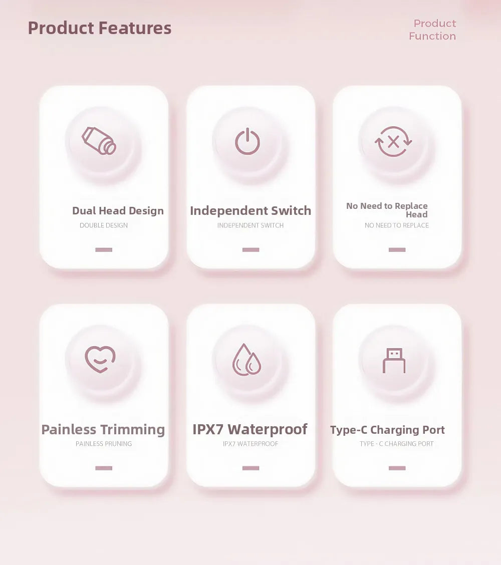 Double Head Chargeable Shaver