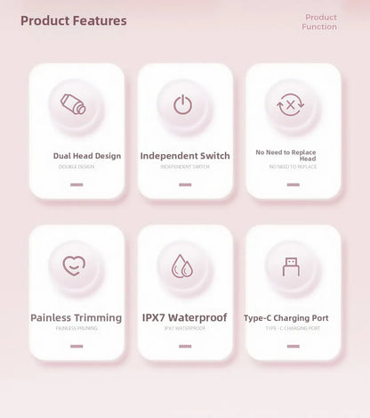 Double Head Chargeable Shaver