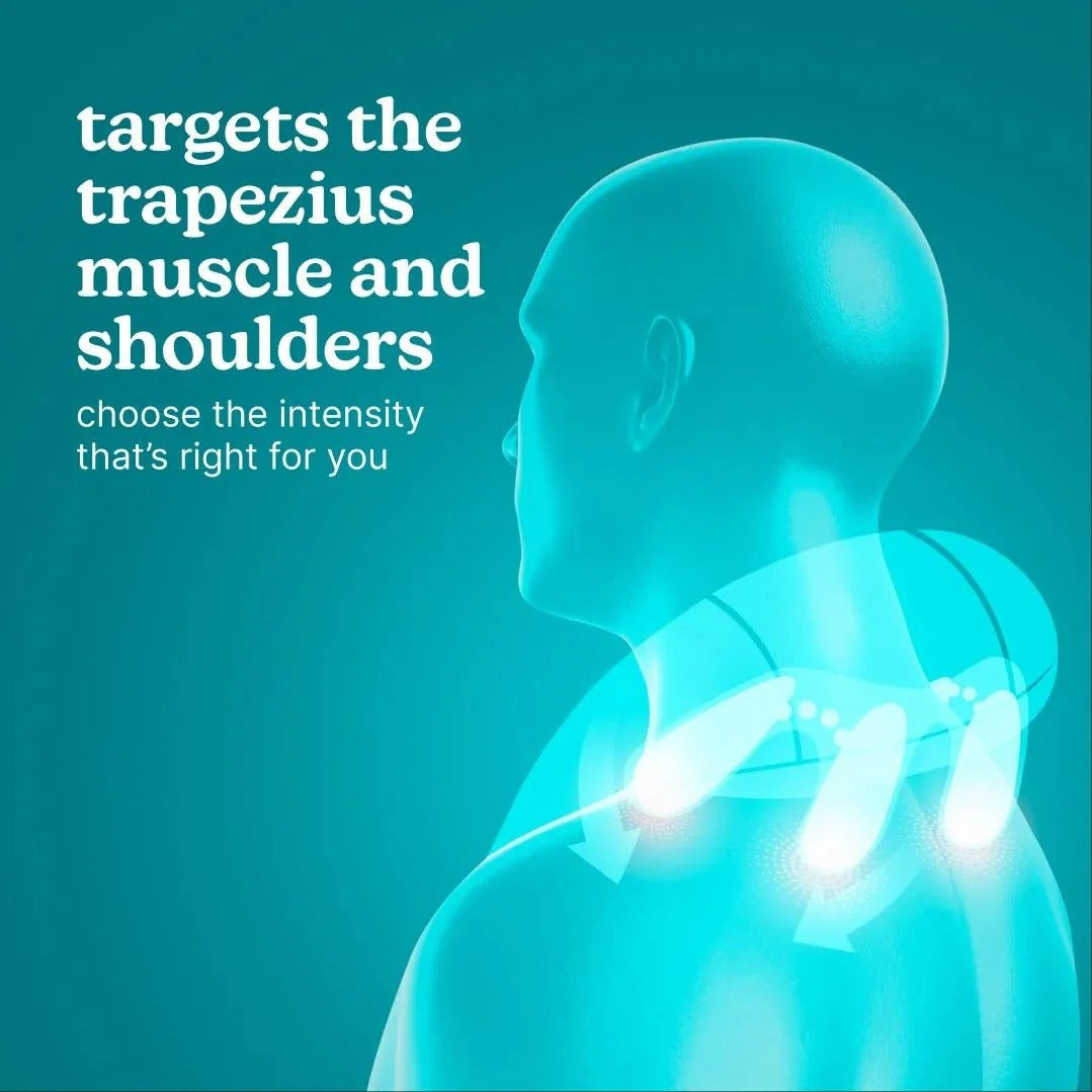 3D Kneading Neck & Back Massager – Deep Tissue Pain Relief