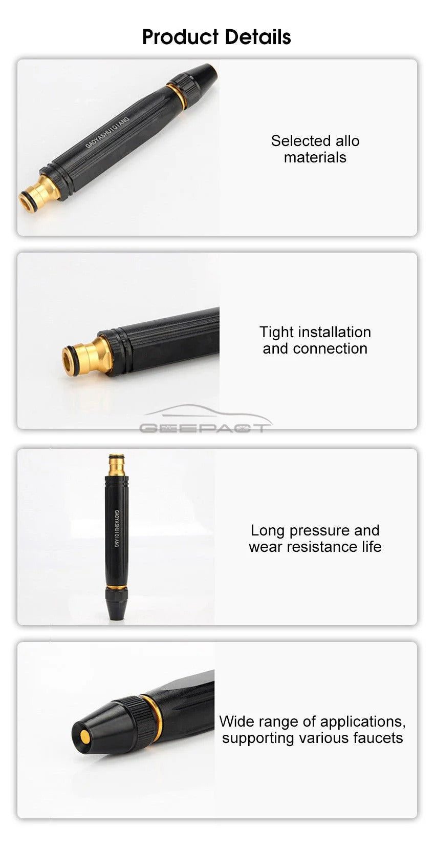 High-Pressure Portable Hose Nozzle